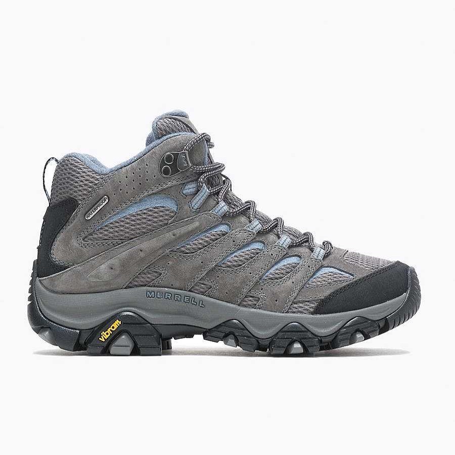 Footwear Merrell Boots | Moab 3 Mid Waterproof Boots For Women Granite