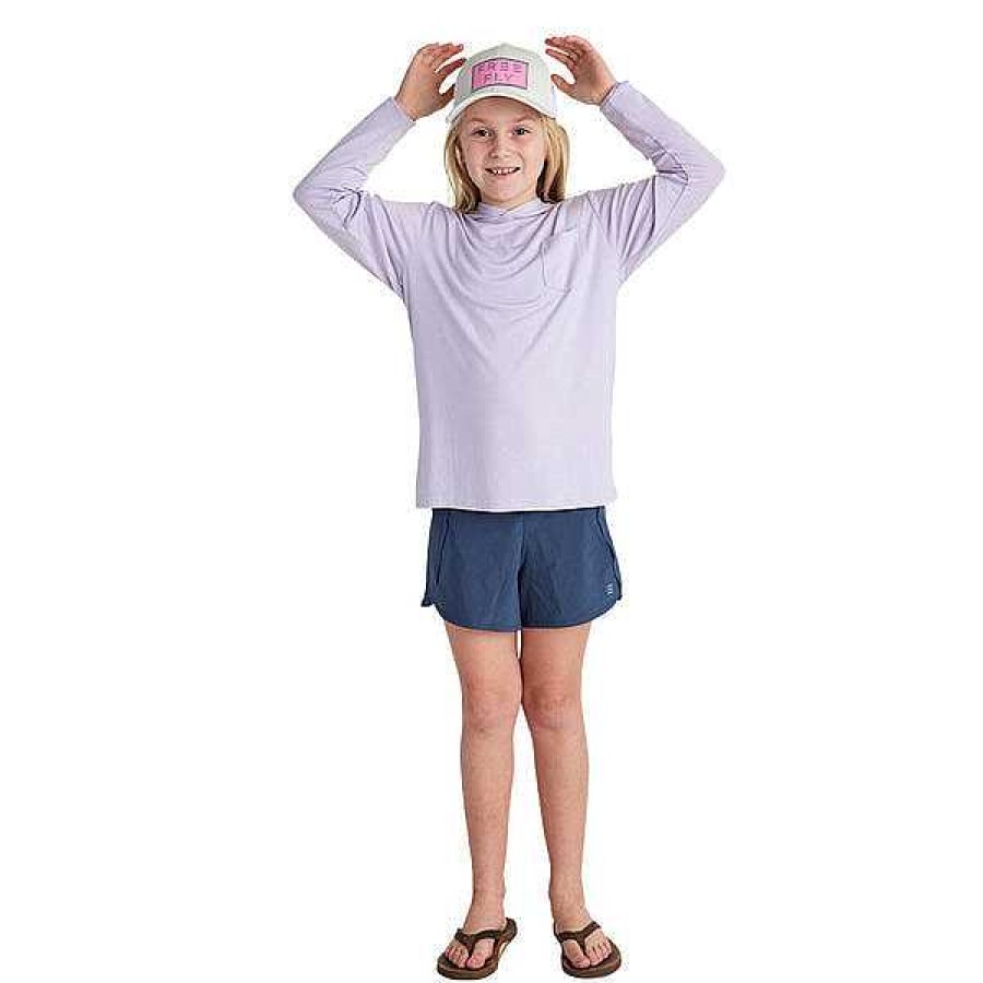 Kids' Free Fly Apparel Bottoms | Bamboo Lined Breeze Short For Girls