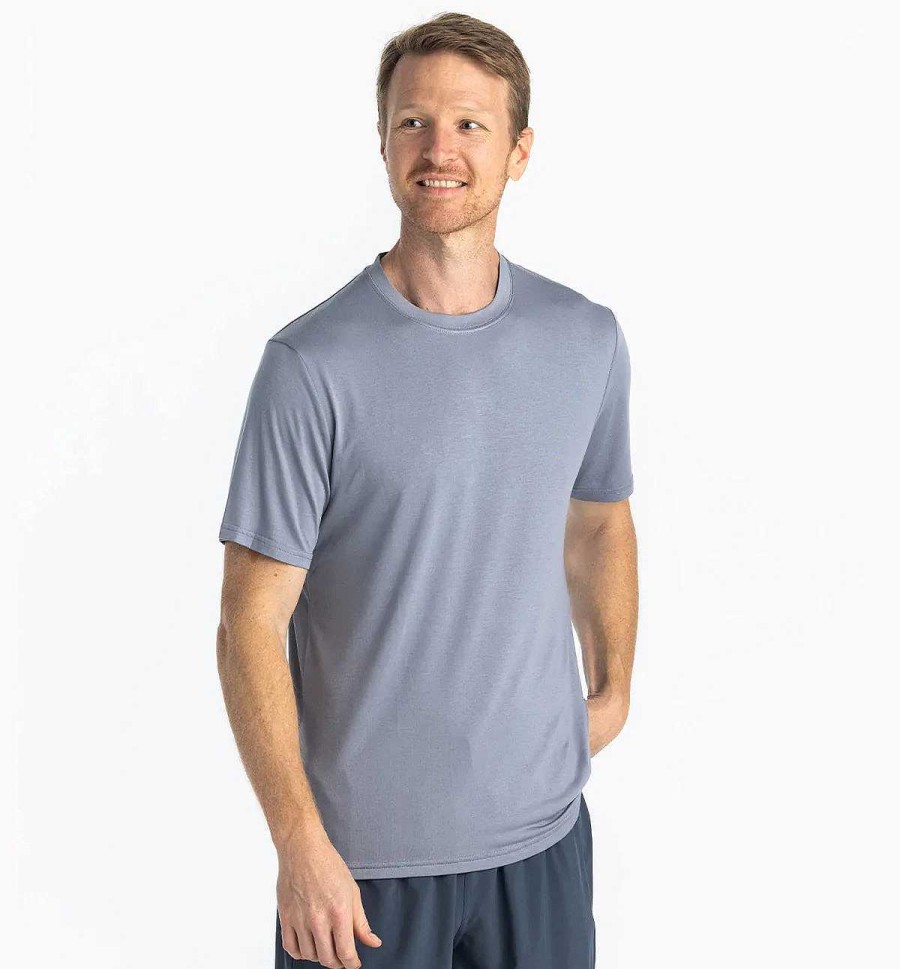 Men'S Free Fly Apparel Shirts | Bamboo Motion Tee For Men