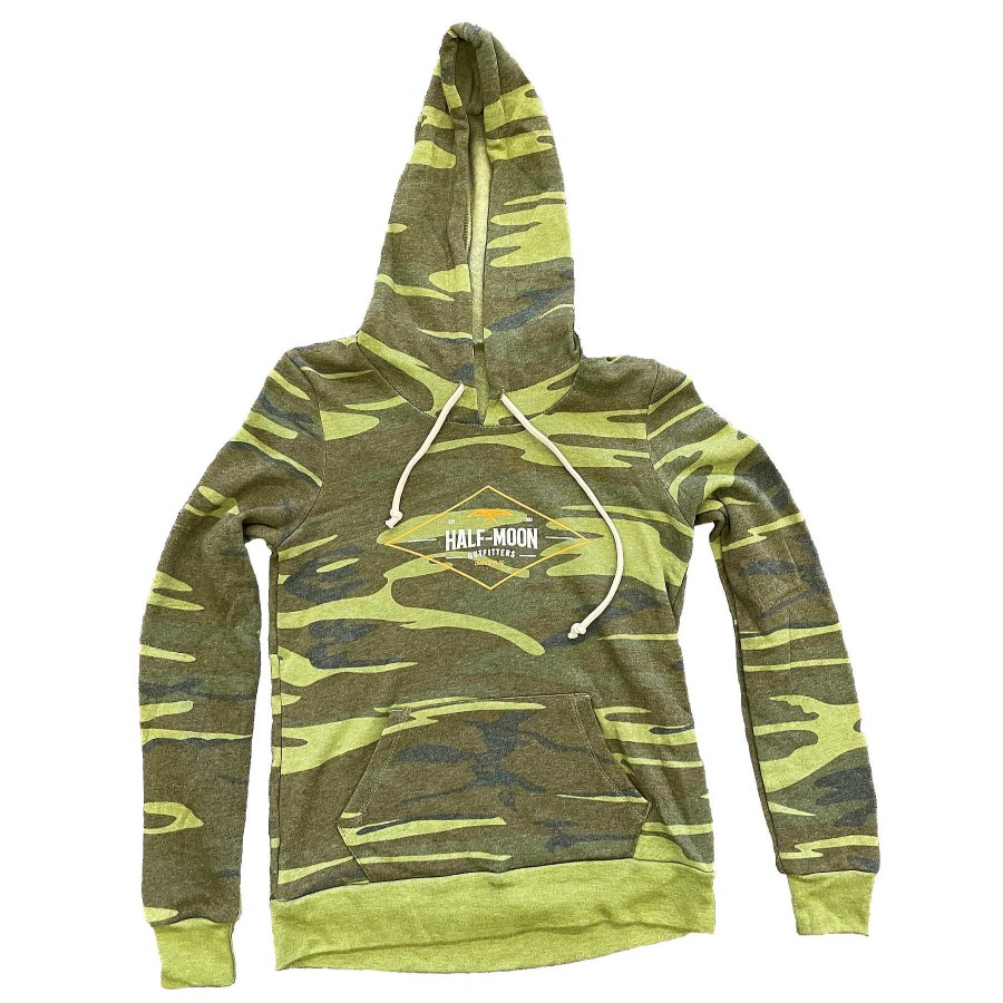 Half-Moon Collection Half-Moon Outfitters Half-Moon Apparel | Diamond Bird Eco-Fleece Hoodie - Slim Fit Camo