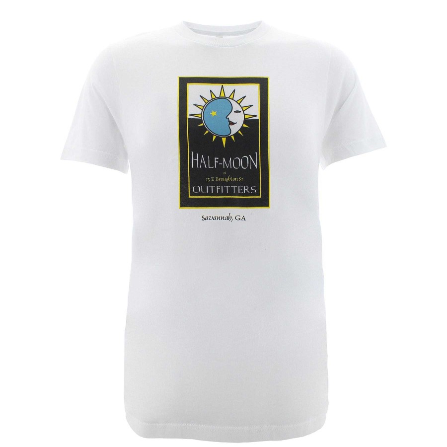 Half-Moon Collection Half-Moon Outfitters Half-Moon Apparel | Turn90- Savannah Original Logo Short Sleeve T-Shirt White