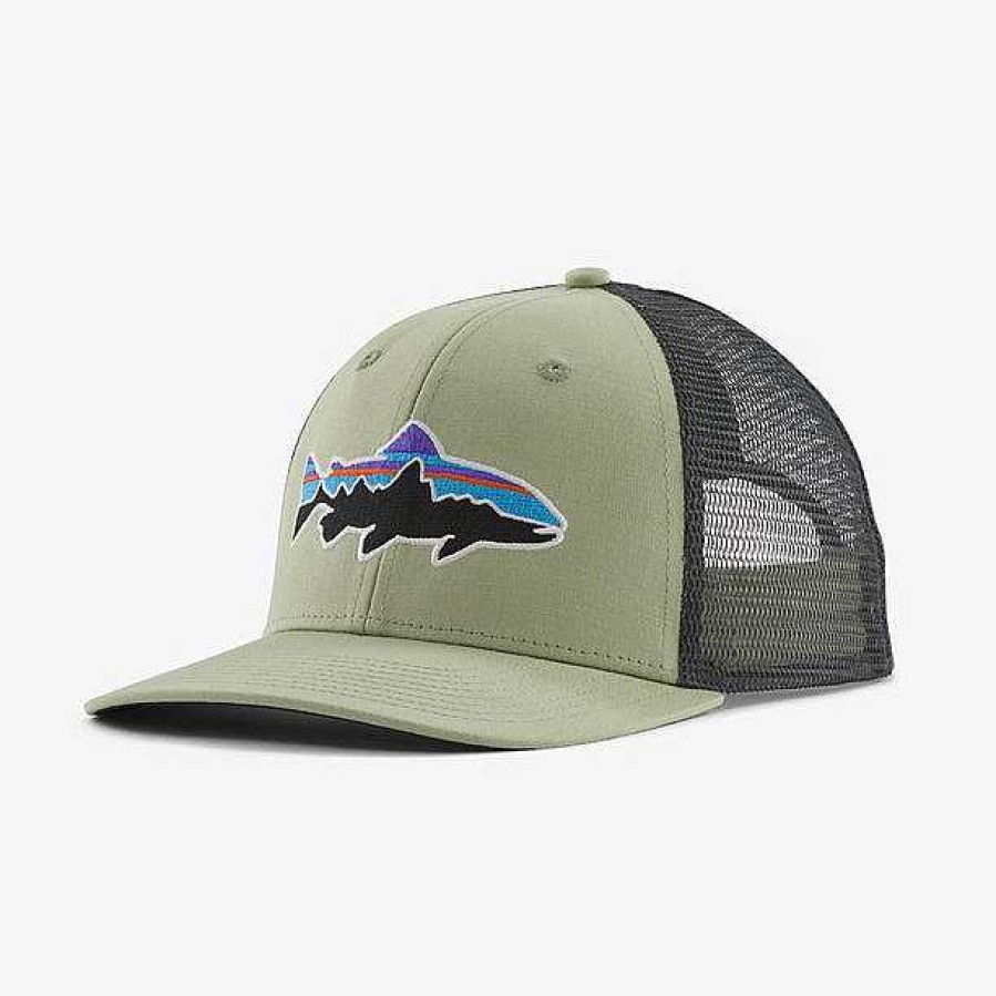 Men'S Patagonia Head & Neckwear | Fitz Roy Trout Trucker Hat