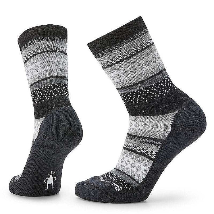 Women'S Smartwool Socks | Everyday Dazzling Wonder Full Cushion Crew Socks For Women Charcoal