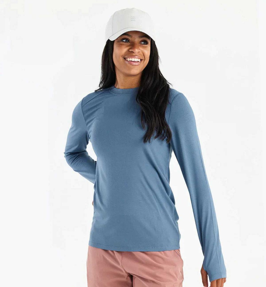 Women'S Free Fly Apparel Shirts | Bamboo Shade Long Sleeve Shirt Ii For Women