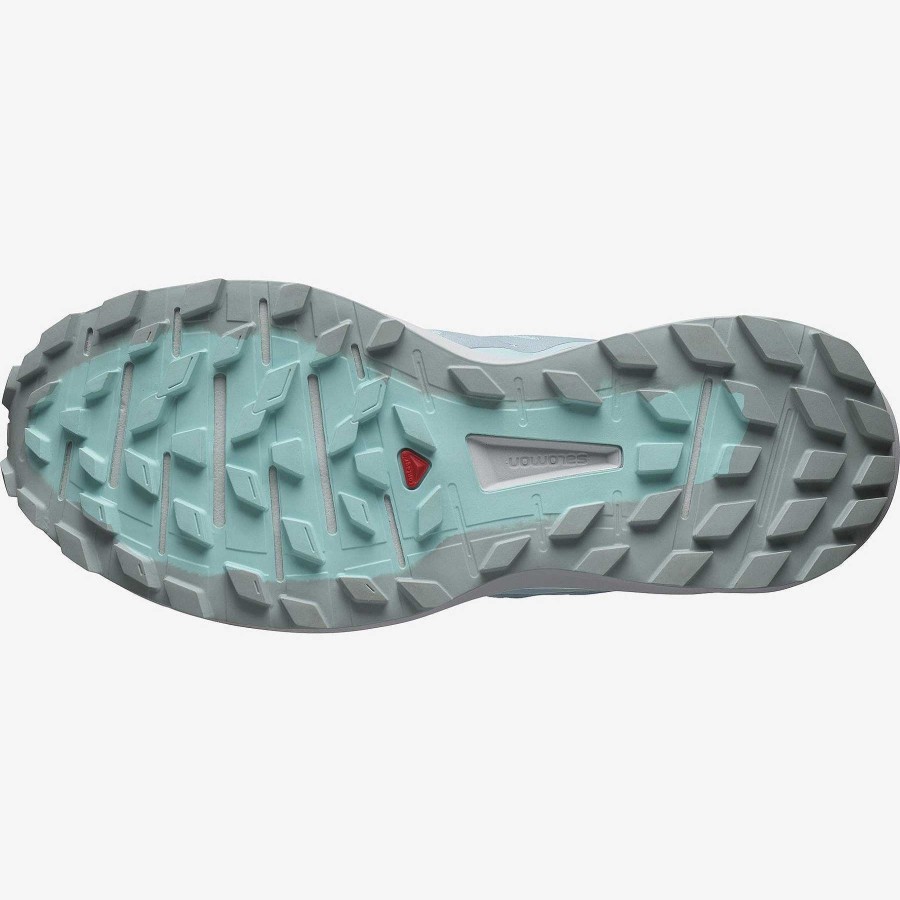 Footwear Salomon Shoes | Sense Ride 4 Trail Running Shoes For Women Pastel Turquoise/Lunar Rock/Slate