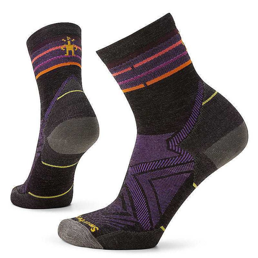 Women'S Smartwool Socks | Run Targeted Zero Cushion Mid Crew Socks For Women