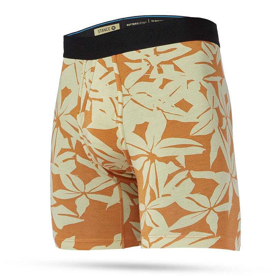 Men'S Stance Baselayers & Underwear | Ke Nui Butter Blend Boxer Brief With Wholester For Men Orange