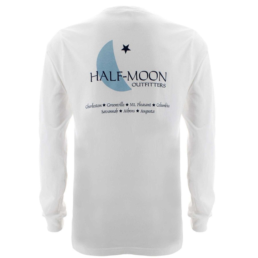 Half-Moon Collection Half-Moon Outfitters Half-Moon Apparel | Crescent Logo Long Sleeve T-Shirt