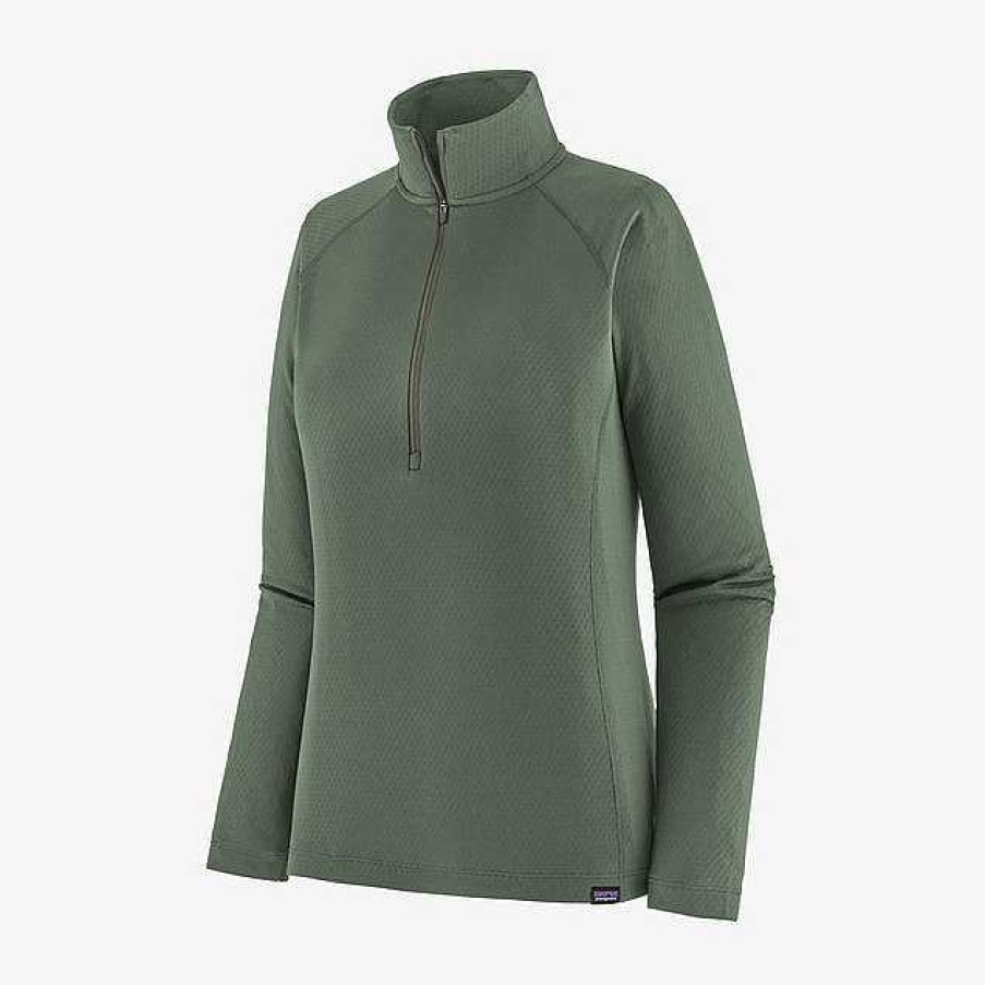 Women'S Patagonia Baselayers & Underwear | Capilene Midweight Zip-Neck Pullover For Women