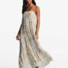 Women'S Billabong Dresses & Rompers | Distant Shores Midi Dress For Women Pure Aqua