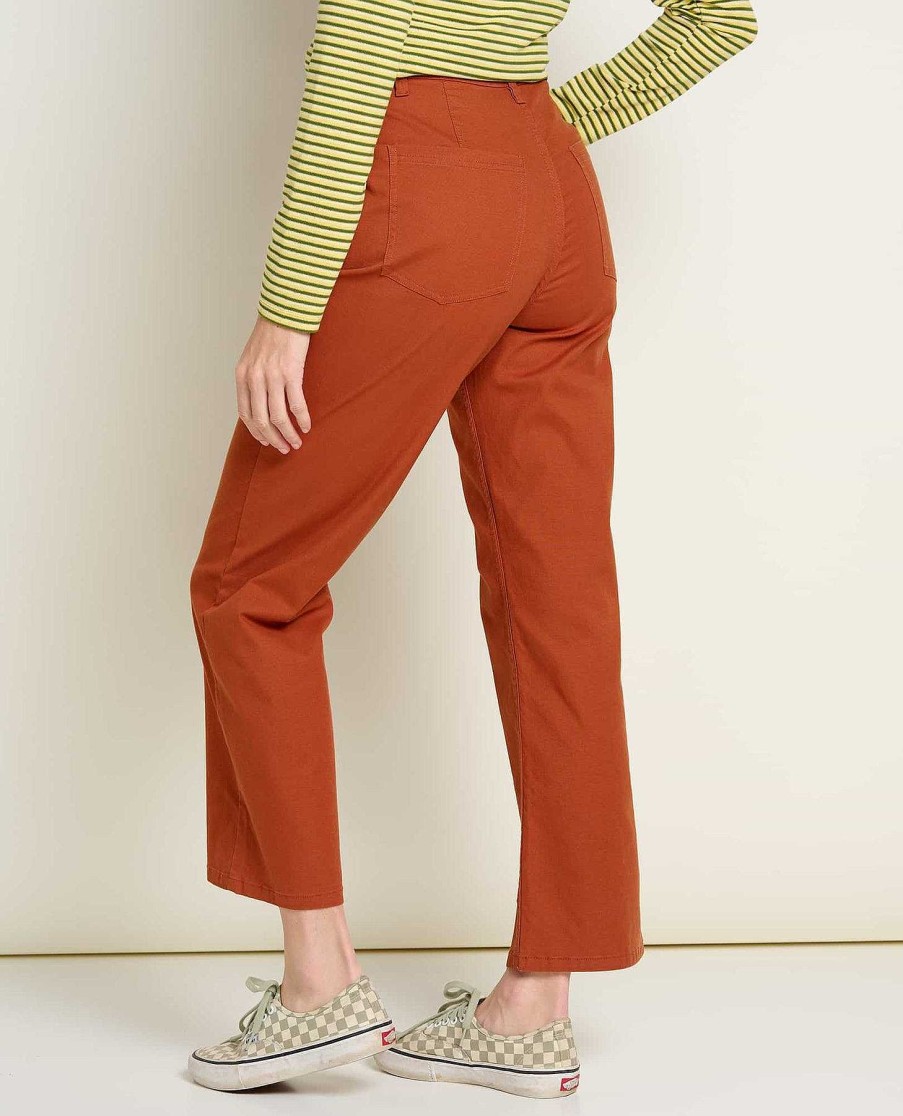 Women'S Toad&Co Pants | Earthworks High Rise Pant For Women Cinnamon