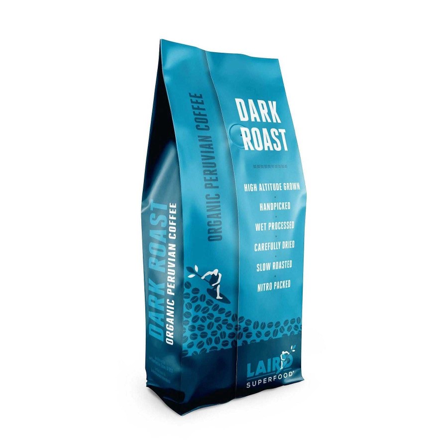 Gear Laird Superfood Food | Peruvian Dark Roast Whole Bean Coffee - 12 Oz.