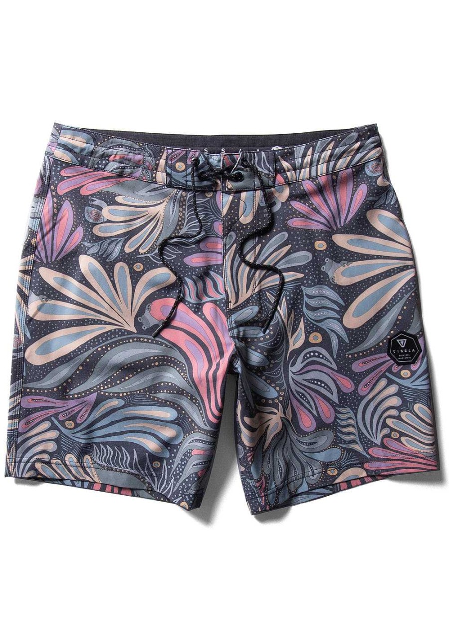 Kids' Vissla Bottoms | Jungle Nights 17" Boardshort For Boys Phantom