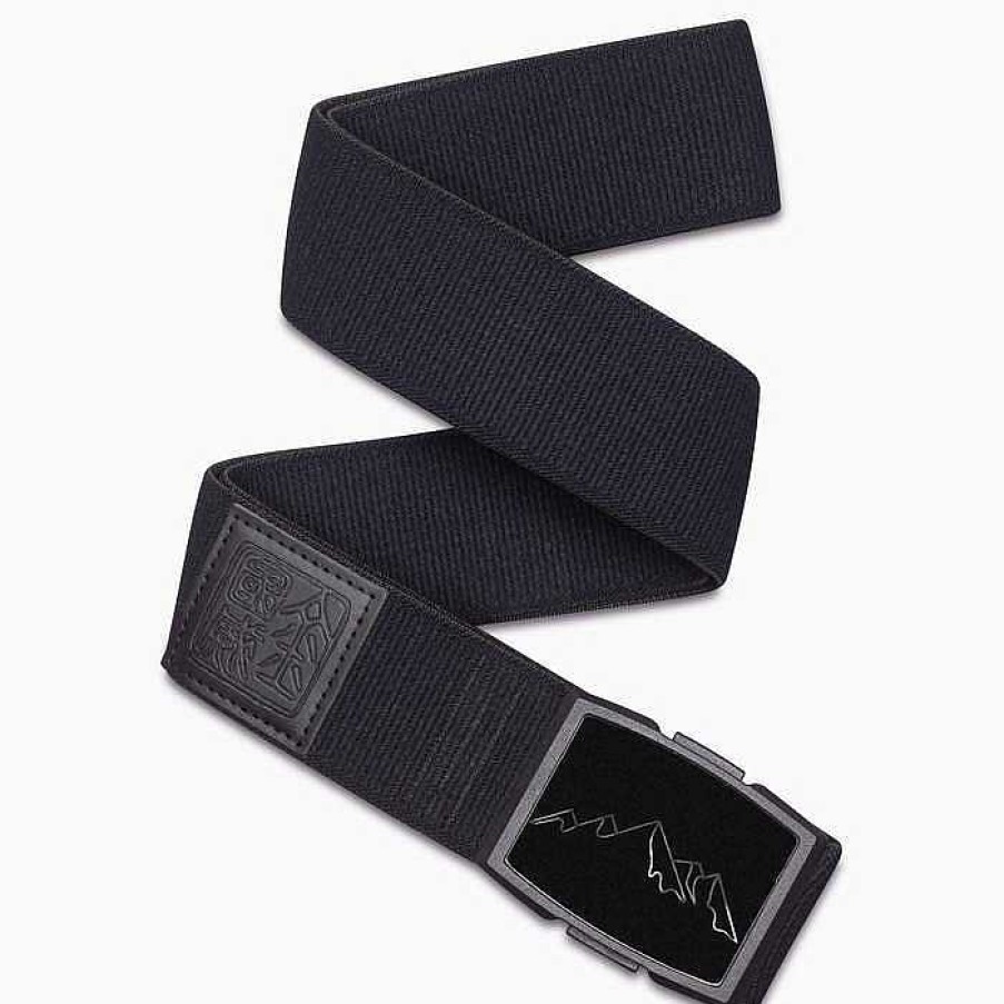 Men'S Arcade Belts Belts | Illusion Jimmy Chin Belt Black