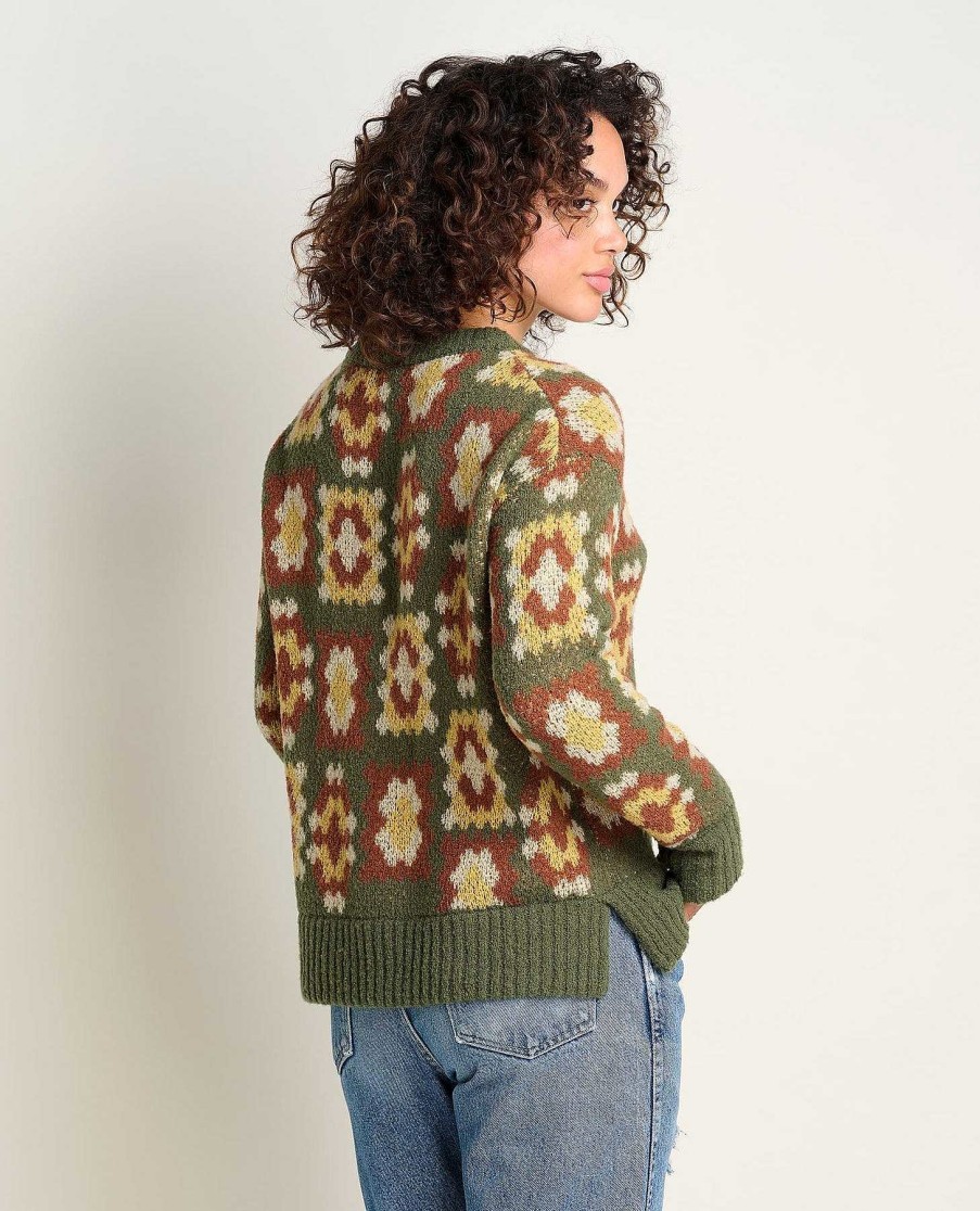 Women'S Toad&Co Sweaters & Hoodies | Cotati Dolman Sweater For Women Granny Square