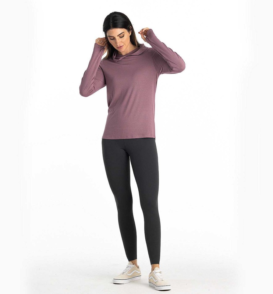 Women'S Free Fly Apparel Sweaters & Hoodies | Bamboo Shade Hoodie Ii For Women