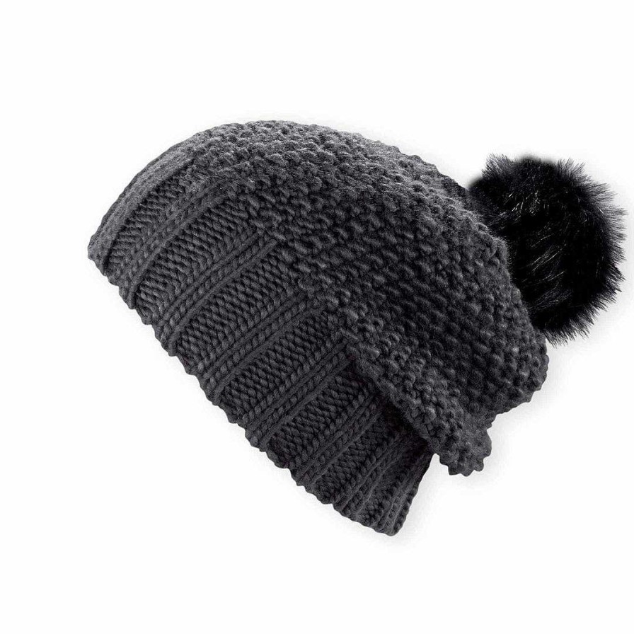 Women'S Pistil Head & Neckwear | Juliette Slouchy Beanie For Women Black