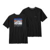 Men'S Patagonia Shirts | Line Logo Ridge Pocket Responsibili-Tee For Men