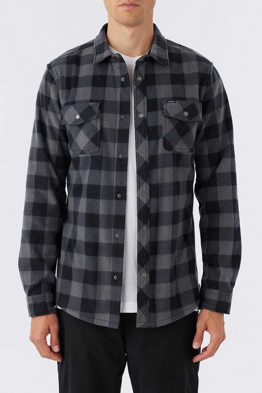 Men'S O'Neill Shirts | Glacier Plaid Superfleece Shirt For Men