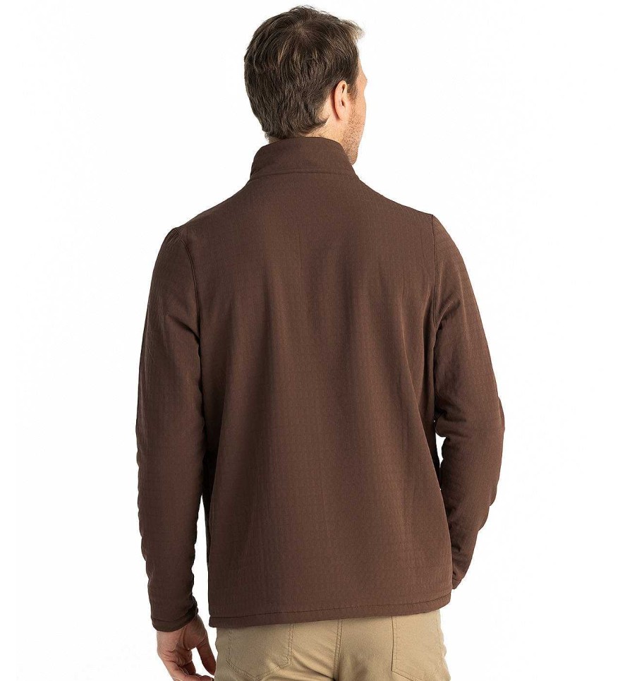 Men'S Free Fly Apparel Fleece | Gridback Fleece Snap Pullover For Men