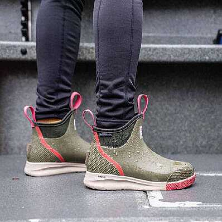 Footwear Xtratuf Boots | Ankle Deck Sport Boot For Women Olive