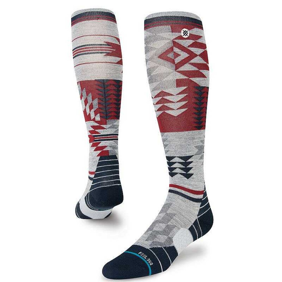 Men'S Stance Socks | Reaux Performance Snow Socks For Men Natural