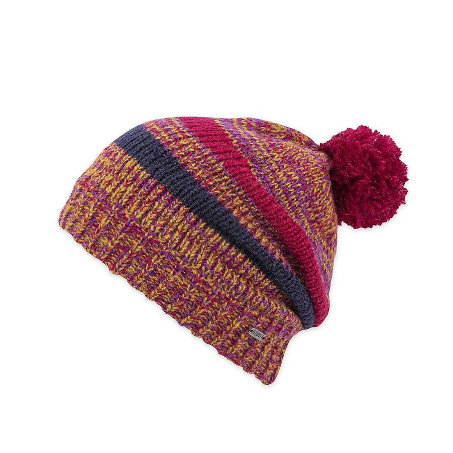 Women'S Pistil Head & Neckwear | Tattle Slouchy Beanie For Women Berry