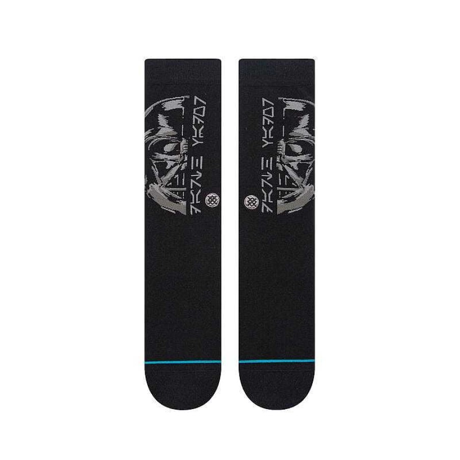 Men'S Stance Socks | Lord Vader Crew Socks For Men Black