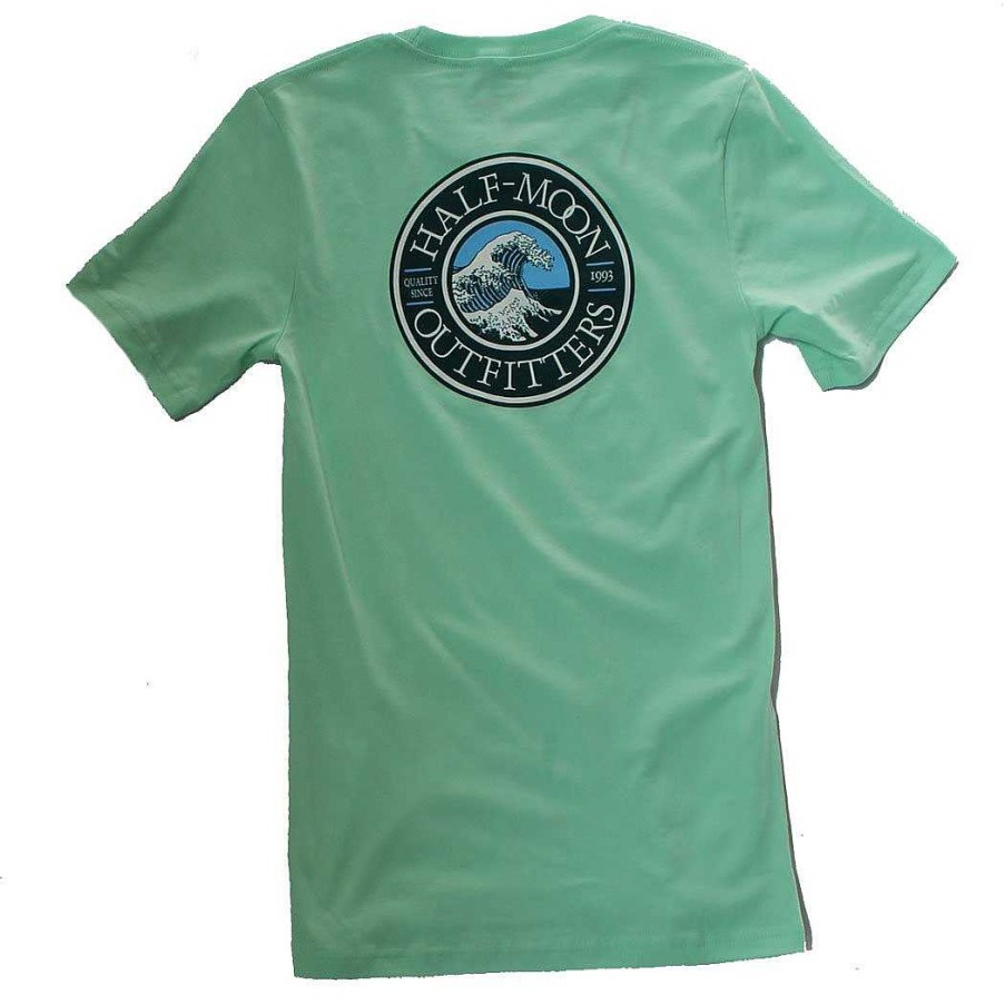 Half-Moon Collection Half-Moon Outfitters Half-Moon Apparel | Wave Logo Short Sleeve T-Shirt