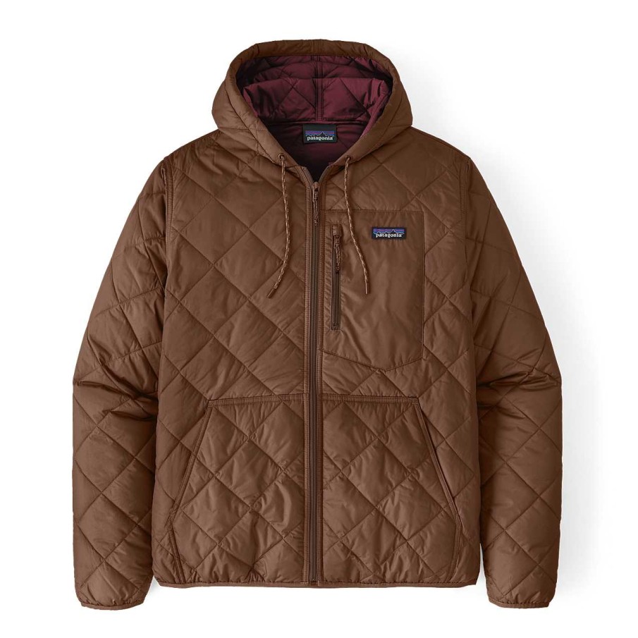 Men'S Patagonia Fleece | Diamond Quilted Bomber Hoody For Men