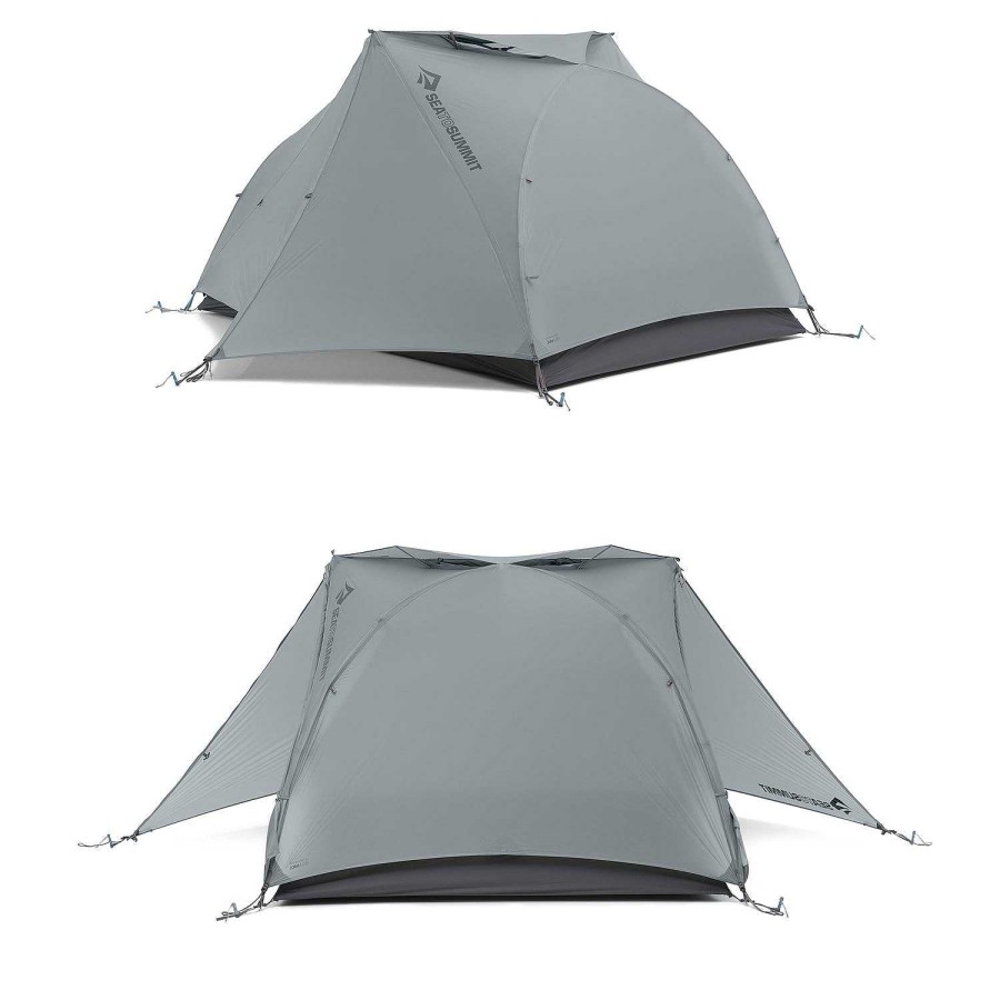 Gear Sea To Summit Tents | Telos Tr2 - Two Person Freestanding Tent Gray