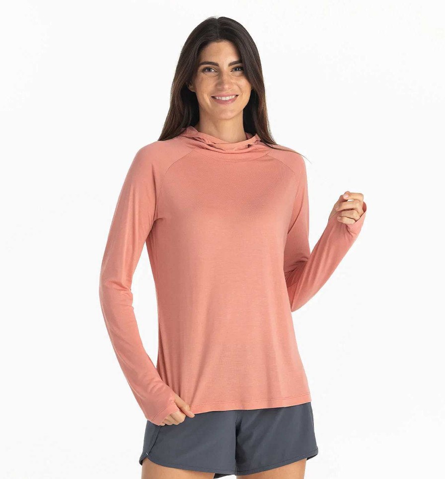 Women'S Free Fly Apparel Performance Shirts | Bamboo Lightweight Hoodie Ii For Women