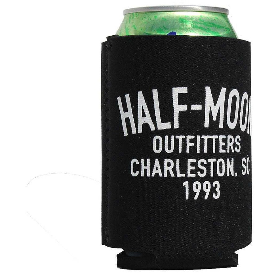 Half-Moon Collection Half-Moon Outfitters Half-Moon Gear | Block Koozie Black