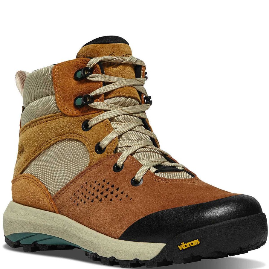 Footwear Danner Boots | Inquire Mid For Women Golden Oak/Sagebrush