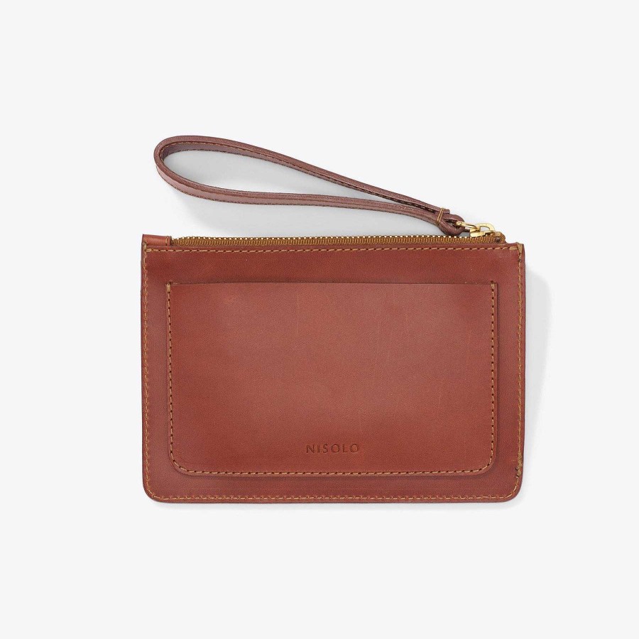 Women'S Nisolo Bags & Wallets | Go-To Wristlet Clutch