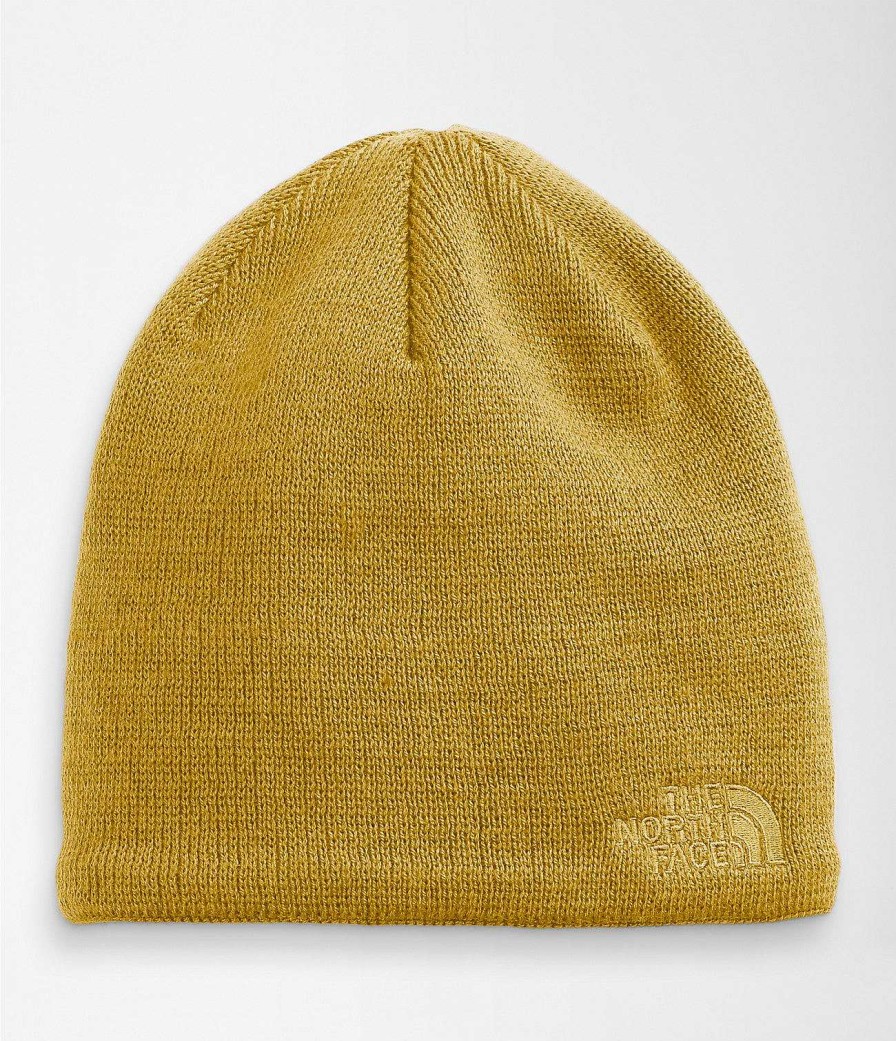 Men'S The North Face Head & Neckwear | Jim Beanie For Men Mineral Gold