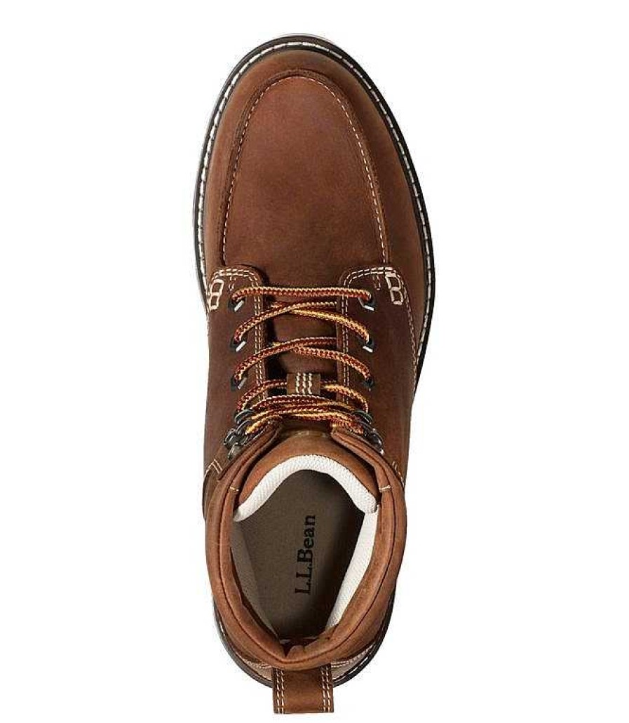 Footwear L.L.Bean Boots | Stonington Boots For Men, Moc-Toe Dark Oakwood